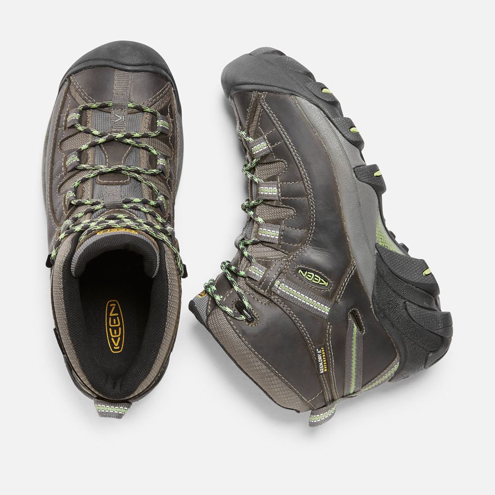 Keen Laarzen Dames Donker Grijs - Targhee Ii Waterproof Mid - 69183-CVOZ